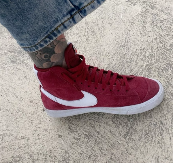 Giày Nike Blazer Mid '77 Suede GS 'Team Red' DC8248-600 - Ảnh 6