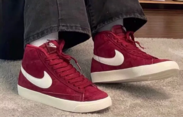 Giày Nike Blazer Mid '77 Suede GS 'Team Red' DC8248-600 - Ảnh 3