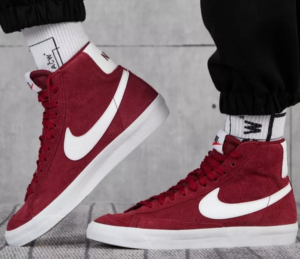 Alternative view of Giày Nike Blazer Mid '77 Suede GS 'Team Red' DC8248-600