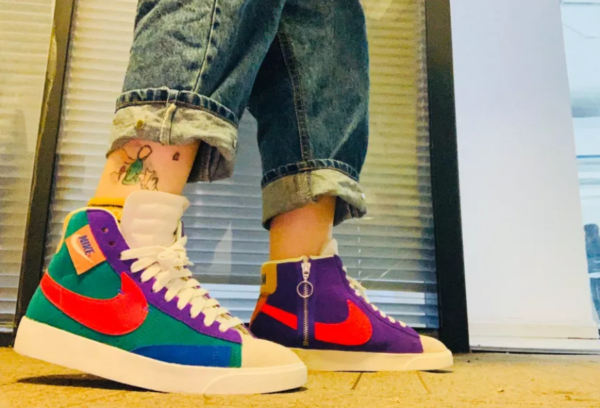 Giày Nike Wmns Blazer Mid Rebel 'Multicolor' CQ7786-561 - Ảnh 8