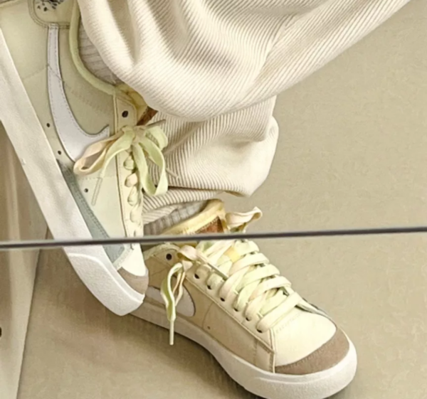Giày Nike Wmns Blazer Low 77 'Green Ivory' DM7186-011 - Ảnh 5