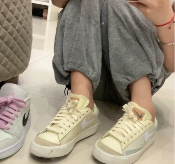Giày Nike Wmns Blazer Low 77 'Green Ivory' DM7186-011 - Ảnh 8