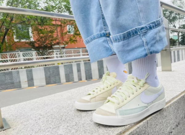 Giày Nike Wmns Blazer Low 77 'Green Ivory' DM7186-011 - Ảnh 7