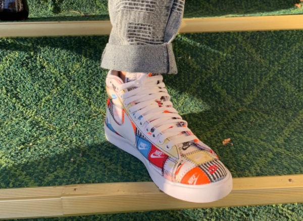 Giày Nike Blazer Mid 'Patchwork' CI9887-100 - Ảnh 9