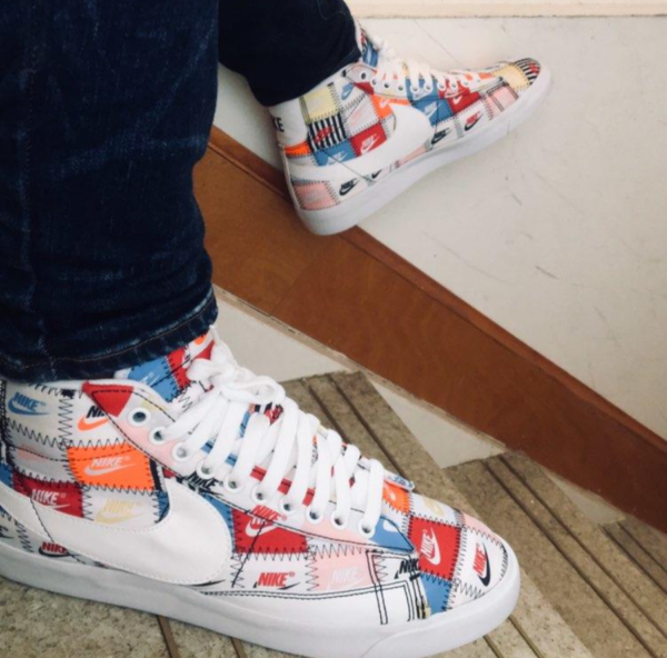 Giày Nike Blazer Mid 'Patchwork' CI9887-100 - Ảnh 6