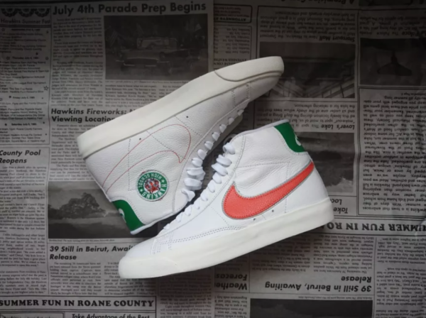 Giày Nike Stranger Things x Blazer Mid 'Hawkins High' CJ6101-100 - Ảnh 9