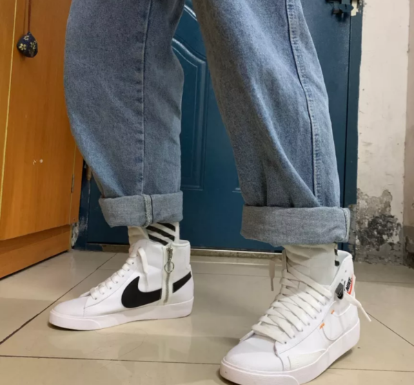 Giày Nike Wmns Blazer Mid Rebel 'Summit White' BQ4022-102 - Ảnh 3