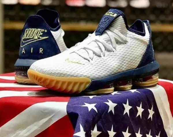 Giày Nike LeBron 16 Low EP 'Dream Team' CI2669-101 - Ảnh 5