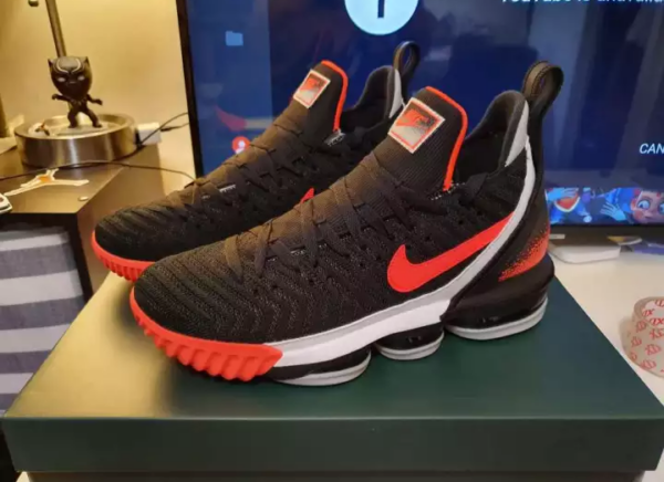 Giày Nike LeBron 16 'Tech Challenge Hot Lava Black' CI1521-001 - Ảnh 6