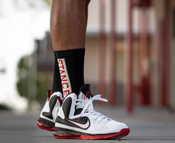 Giày Nike LeBron 9 'Miami Heat Home' 469764-100 - Ảnh 3