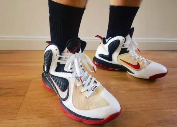 Giày Nike LeBron 9 'Miami Heat Home' 469764-100 - Ảnh 5