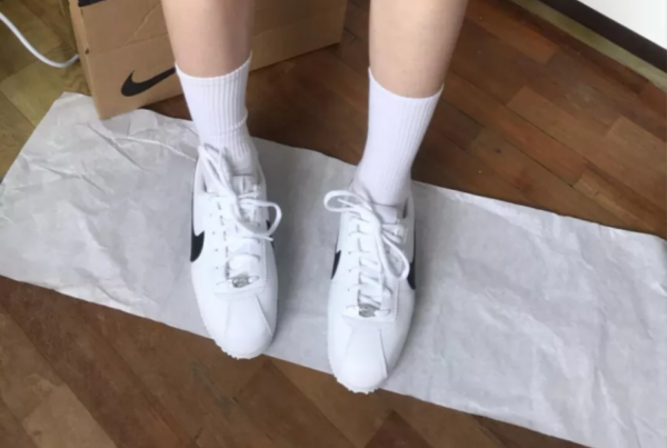Giày Nike Classic Cortez Leather 'White' 749571-100 - Ảnh 7