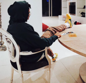 Alternative view of Giày Nike Classic Cortez Premium 'Bright Citron' 807480-700