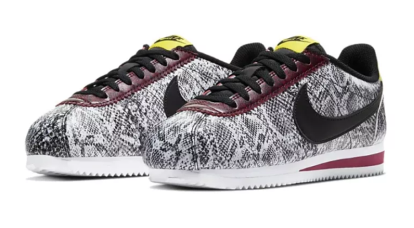 Giày Nike Wmns Classic Cortez Leather 'Snakeskin' CT1557-100 - Ảnh 3