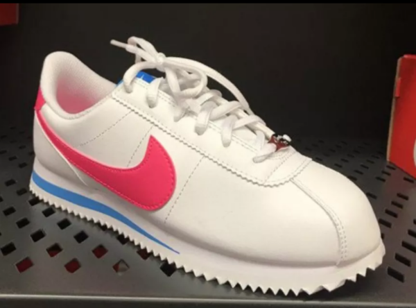 Giày Nike Cortez Basic SL GS 'White Hyper Pink' 904764-107 - Ảnh 3