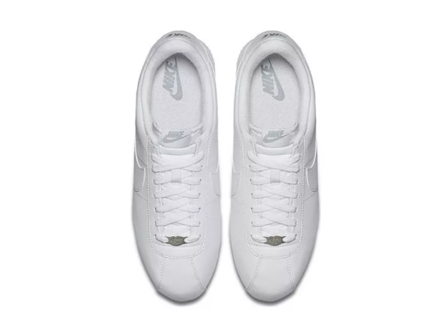Giày Nike Cortez Basic Leather 'White' 819719-110 - Ảnh 3