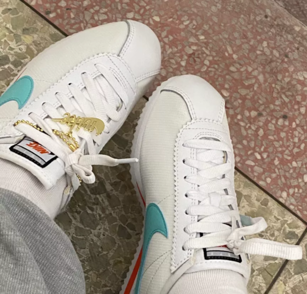 Giày Nike Classic Cortez Premium 'Light Aqua' 905614-104 - Ảnh 6