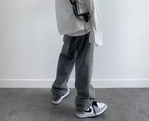Giày Nike Air Jordan 1 Low 'Light Smoke Grey' 553558-030 - Ảnh 7