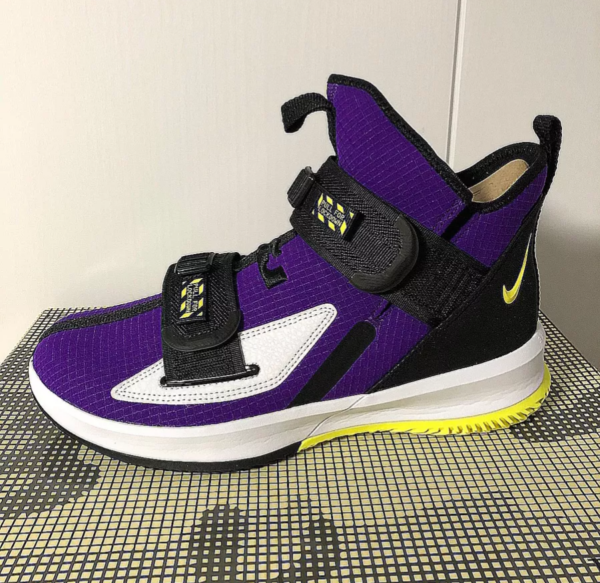 Giày Nike LeBron Soldier 13 SFG 'Lakers' AR4225-500 - Ảnh 3