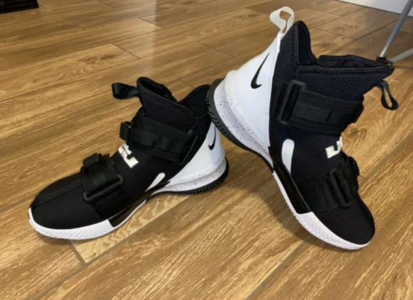 Giày Nike LeBron Soldier 13 SFG TB 'Black White' CN9809-002 - Ảnh 6