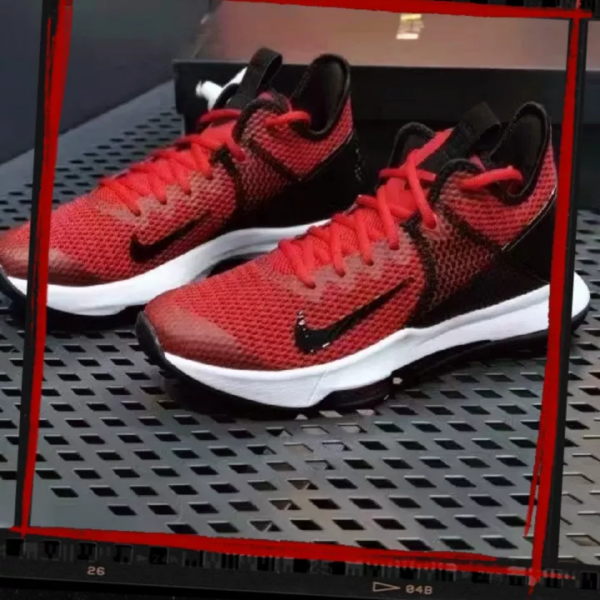 Giày Nike LeBron Witness 4 EP 'Bred' CD0188-002 - Ảnh 4