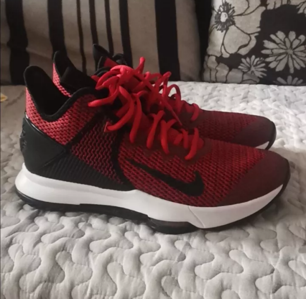 Giày Nike LeBron Witness 4 EP 'Bred' CD0188-002 - Ảnh 2