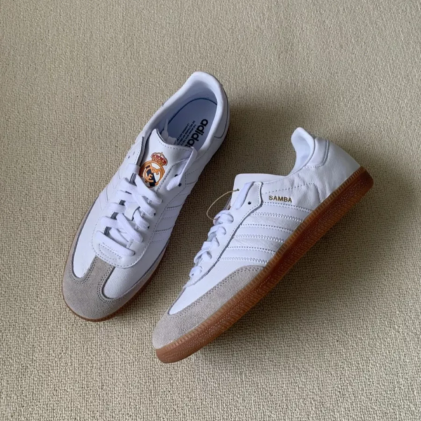 Giày Adidas Samba x Real Madrid CF 'White' HQ7032 - Ảnh 8