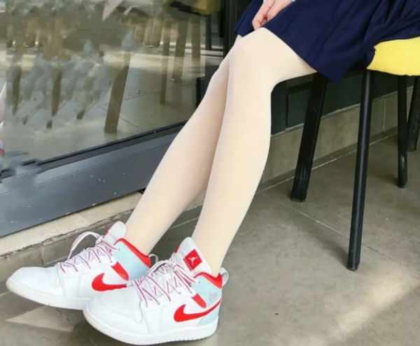 Giày Nike Air Jordan 1 Mid GS 'Topaz Mist' 555112-104 - Ảnh 8