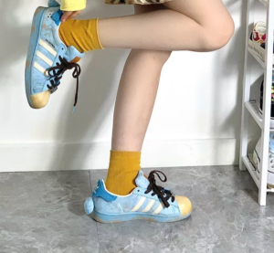 Giay Adidas Superstar 'Melting Sadness CNY Blue' GY7012