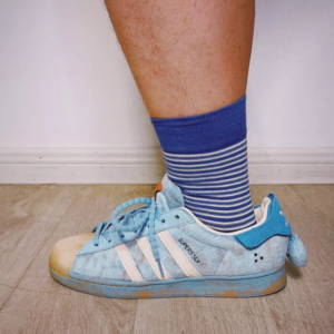 Giay Adidas Superstar 'Melting Sadness CNY Blue' GY7012