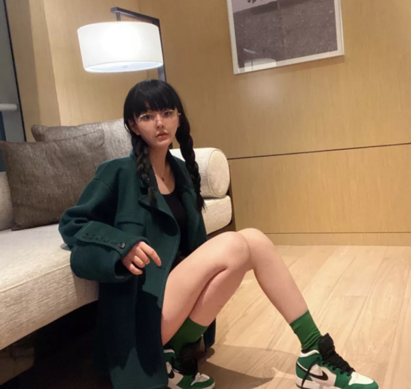 Giày Nike Air Jordan 1 Mid SE GS 'Pine Green' BQ6931-301 - Ảnh 11