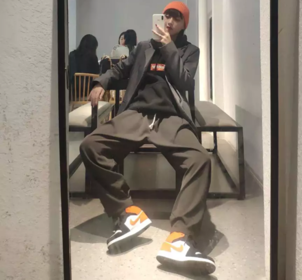 Giày Nike Air Jordan 1 Mid GS 'Shattered Backboard' 554725-058 - Ảnh 7