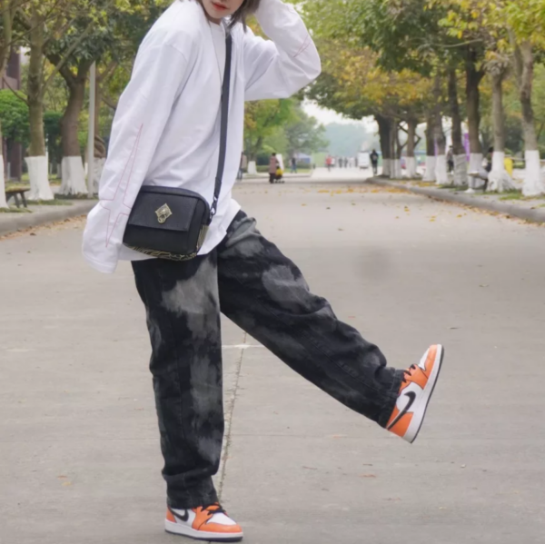 Giày Nike Air Jordan 1 Mid SE GS 'Turf Orange' BQ6931-802 - Ảnh 8