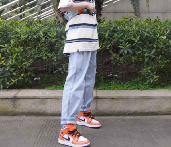 Giày Nike Air Jordan 1 Mid SE 'Turf Orange' DD6834-802 - Ảnh 10