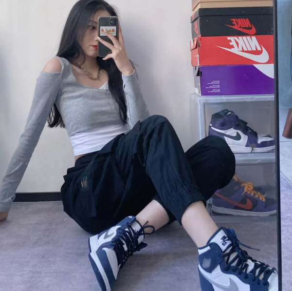 Giày Nike Air Jordan 1 Retro High co.JP 'Midnight Navy' DB5877-100 - Ảnh 3