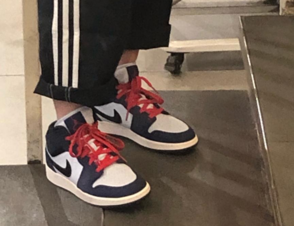 Giày Nike Air Jordan 1 Retro Mid SE 'Deep Royal Blue' 852542-400 - Ảnh 4