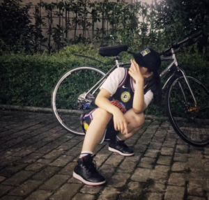 Alternative view of Giày Nike Air Jordan 1 Mid 'Lance Mountain Bred' 554725-028