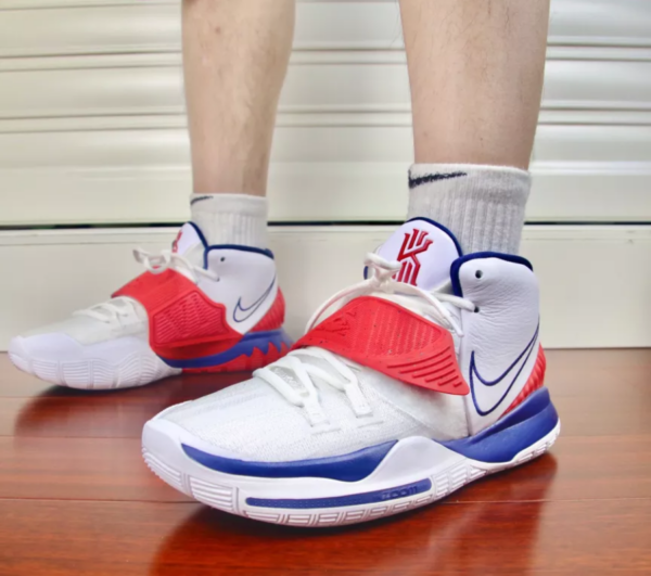 Giày Nike Kyrie 6 EP 'USA White' BQ4631-102 - Ảnh 5