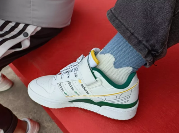 Giày Adidas Originals Forum Low White Green GX3001 - Ảnh 5