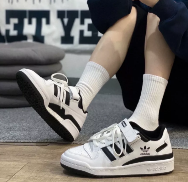 Giày Adidas Forum Low 'White Black' FY7757 - Ảnh 6