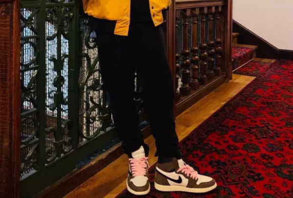 Giày Nike Travis Scott x Air Jordan 1 Retro High OG 'Mocha' CD4487-100 - Ảnh 5