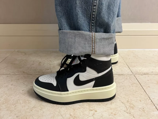Giày Nike Air Jordan 1 Elevated High ‘White Black’ DN3253-100 - Ảnh 3