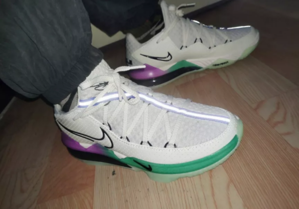 Giày Nike LeBron 17 Low 'Glow In The Dark' CD5007-005 - Ảnh 7