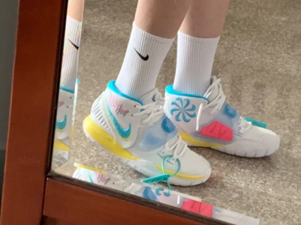 Giày Nike Kyrie 6 'Neon Graffiti' BQ4630-101 - Ảnh 7