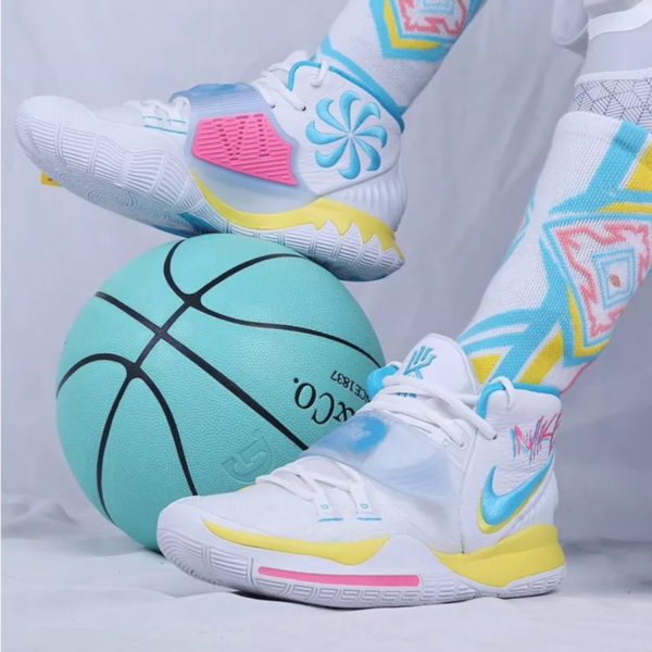 Giày Nike Kyrie 6 'Neon Graffiti' BQ4630-101 - Ảnh 4