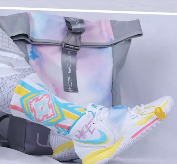 Giày Nike Kyrie 6 'Neon Graffiti' BQ4630-101 - Ảnh 5
