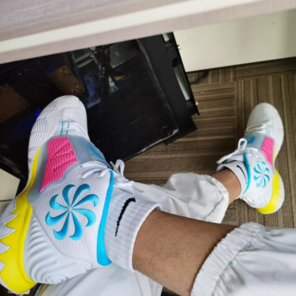 Giày Nike Kyrie 6 'Neon Graffiti' BQ4630-101 - Ảnh 6