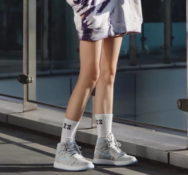 Giày Nike Air Jordan 1 High Comfort 'Cool Grey Light Blue' CT0979-004 - Ảnh 5