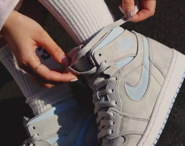 Giày Nike Air Jordan 1 High Comfort 'Cool Grey Light Blue' CT0979-004 - Ảnh 6