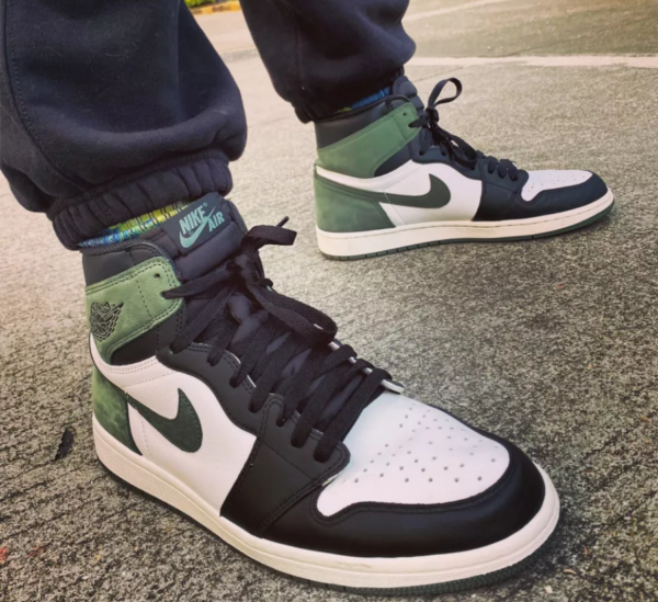 Giày Nike Air Jordan 1 Retro High OG 'Clay Green' 555088-135 - Ảnh 10
